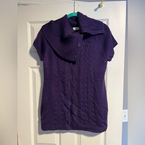 Calvin Klein purple sweater. Size L.